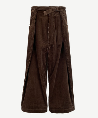 WRAP CORDUROY PANTS