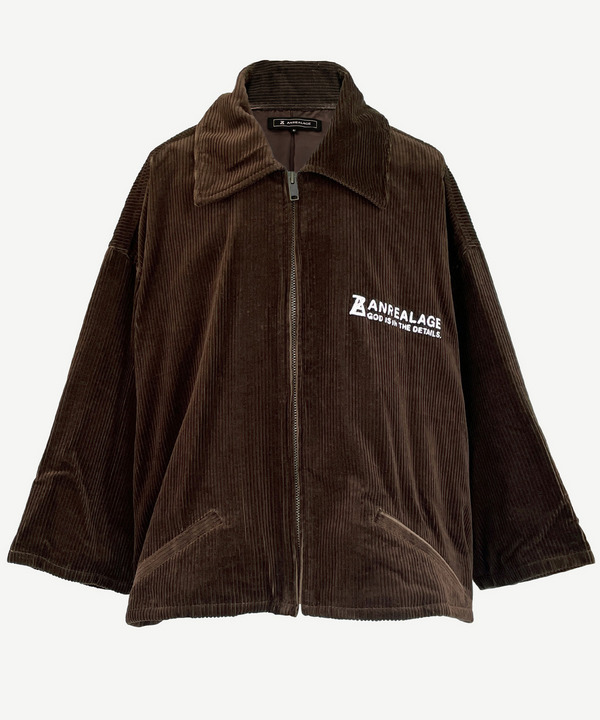 ZOOM CORDUROY COACH JACKET 詳細画像 BROWN 1