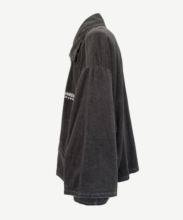 ZOOM CORDUROY COACH JACKET 詳細画像 GRAY 2