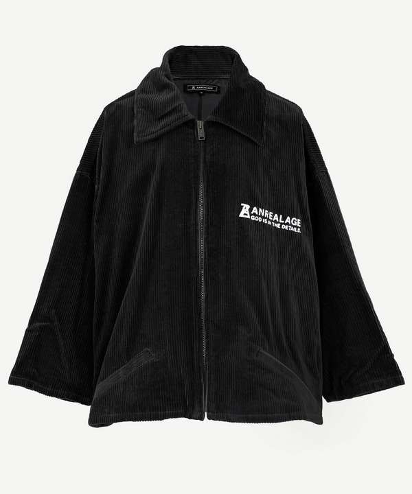 ZOOM CORDUROY COACH JACKET 詳細画像 BLACK 1