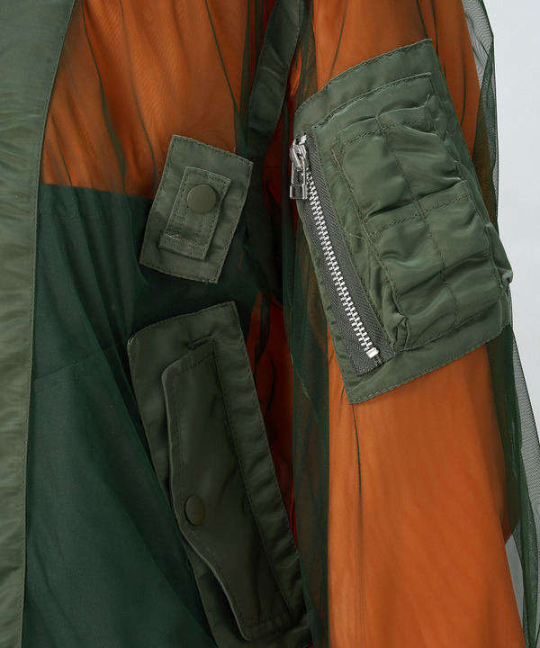 SKELETON MA-1 詳細画像 KHAKI 4