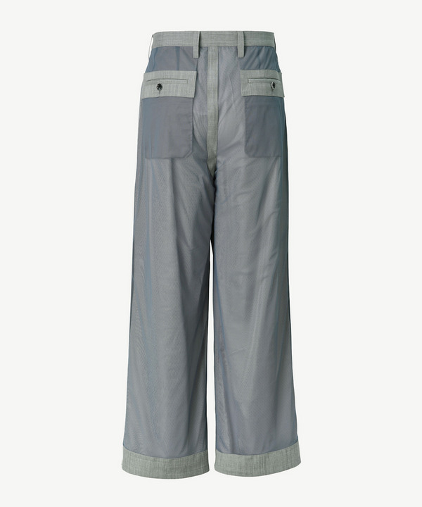 SKELETON WIDE PANTS 詳細画像 GRAY 3