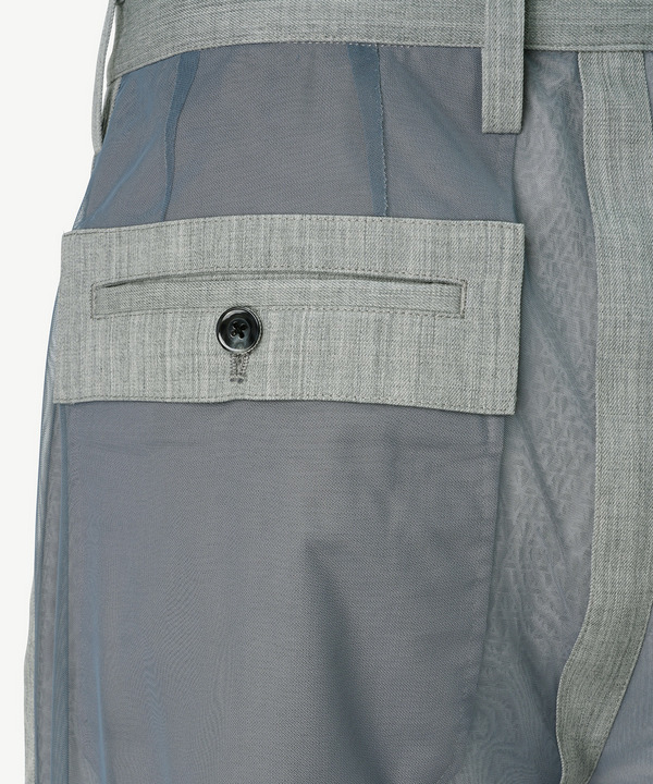 SKELETON WIDE PANTS 詳細画像 GRAY 5