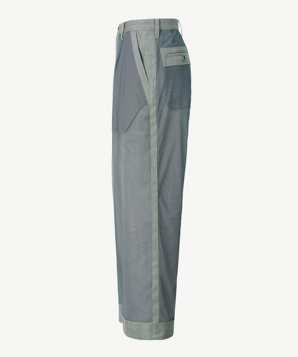 SKELETON WIDE PANTS 詳細画像 BLACK 3
