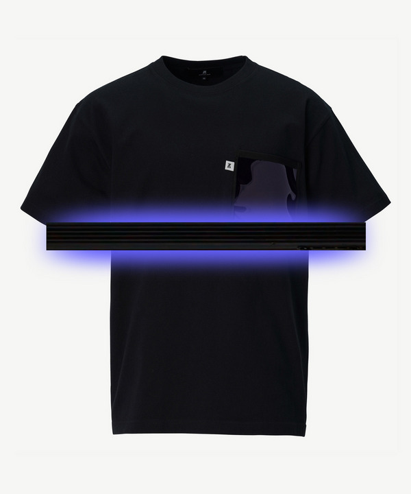 PHOTOCHROMIC PVC POCKET T-SHIRT 詳細画像 BLACK 1