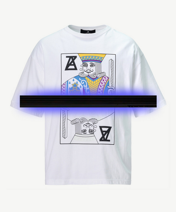 PHOTOCHROMIC NAKED KING T-SHIRT 詳細画像 WHITE 1
