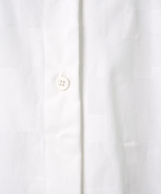 PATCHWORK PRINT TULLE DOCKING SHIRT 詳細画像