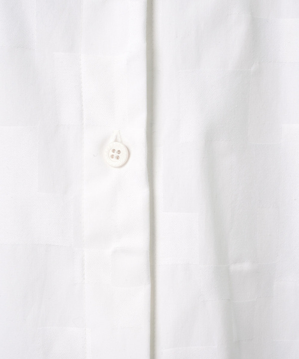 PATCHWORK PRINT TULLE DOCKING SHIRT 詳細画像 WHITE 4