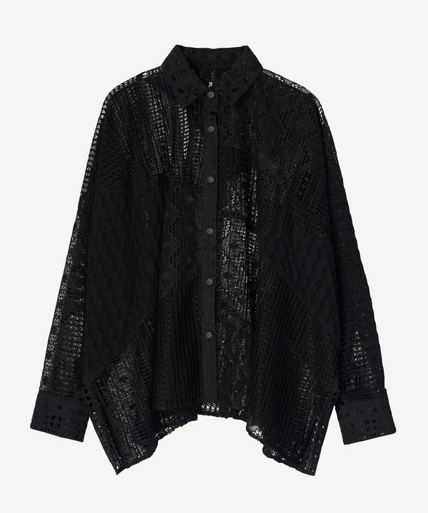 LACE BLOUSE 詳細画像 BLACK 1