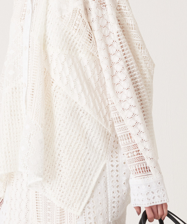 LACE BLOUSE 詳細画像 BLACK 6