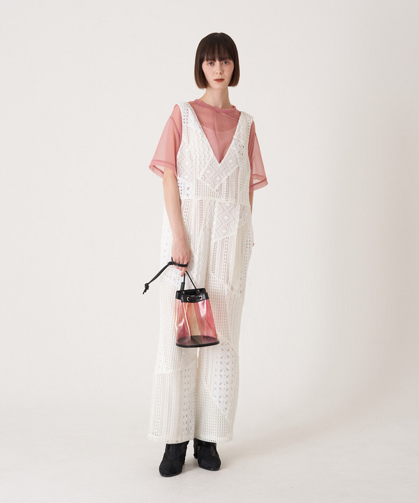 LACE JUMPSUIT 詳細画像 BLACK 10