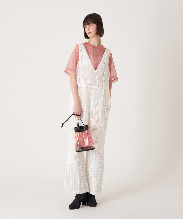 LACE JUMPSUIT 詳細画像 BLACK 11