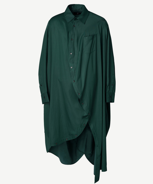 BALL RAYON SHIRT DRESS 詳細画像 GREEN 1