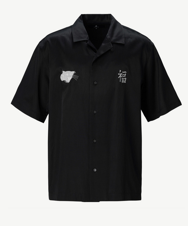PHOTOCHROMIC EMBROIDERY SHIRT 詳細画像 BLACK 2