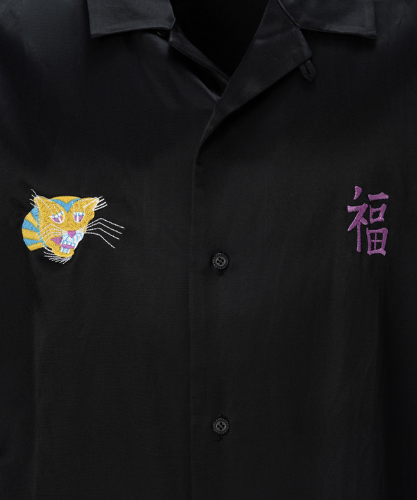 PHOTOCHROMIC EMBROIDERY SHIRT 詳細画像 BLACK 5