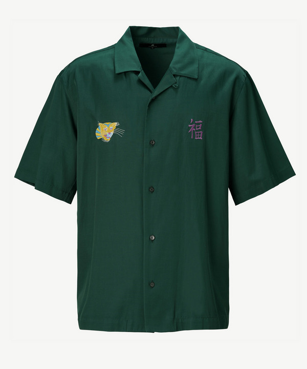 PHOTOCHROMIC EMBROIDERY SHIRT 詳細画像 BLACK 6