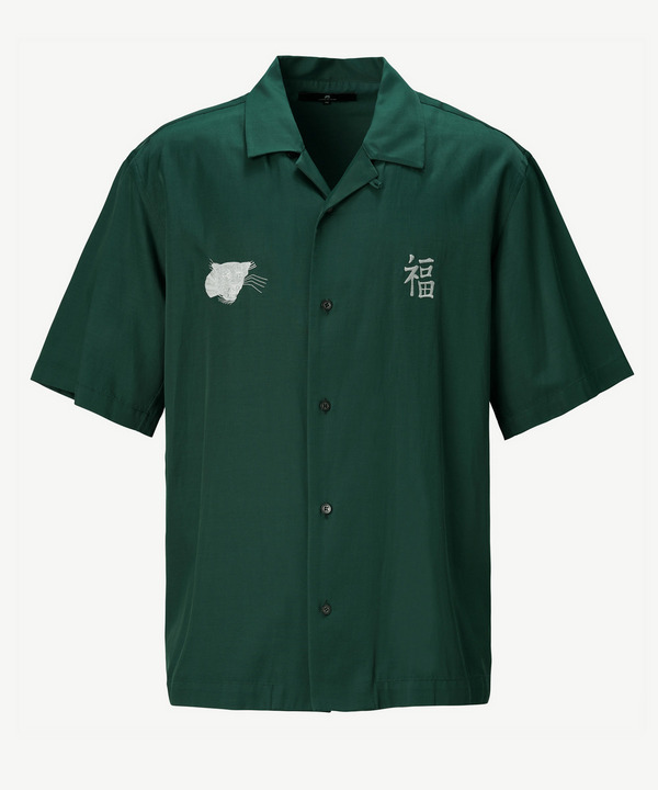 PHOTOCHROMIC EMBROIDERY SHIRT 詳細画像 BLACK 7