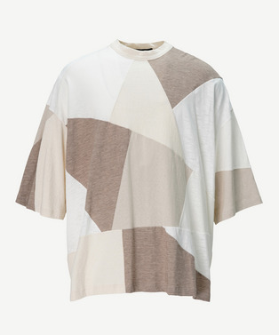 PANEL PATCHWORK OVERSIZE TEE 詳細画像