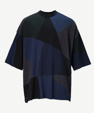 PANEL PATCHWORK OVERSIZE TEE 詳細画像