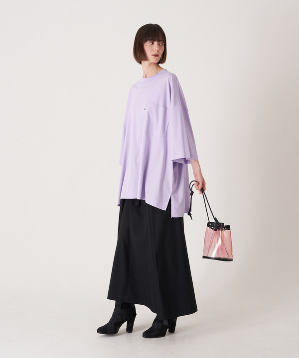 OVER SIZE POCKET TEE 詳細画像 PURPLE 3