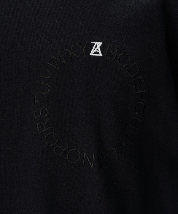 AZ CIRCLE EMBROIDERY TEE 詳細画像 BLACK 4