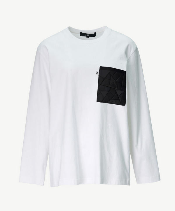 PATCHWORK POCKET TEE 詳細画像 WHITE 1