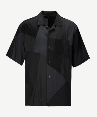 PANEL PATCHWORK RAYON SHIRT 詳細画像
