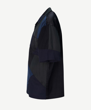 PANEL PATCHWORK RAYON SHIRT 詳細画像