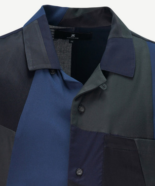 PANEL PATCHWORK RAYON SHIRT 詳細画像