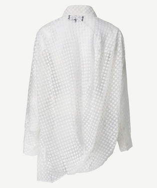 DOT ORGANDY BALL BLOUSE 詳細画像