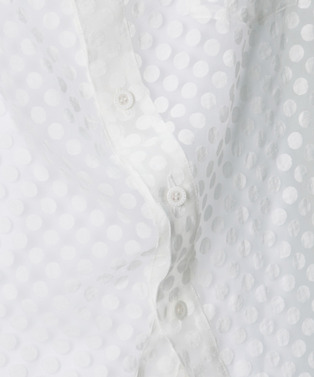 DOT ORGANDY BALL BLOUSE 詳細画像