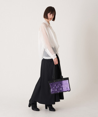 DOT ORGANDY BALL BLOUSE 詳細画像