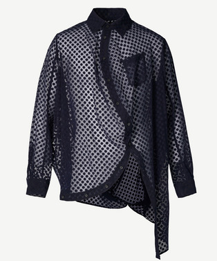 DOT ORGANDY BALL BLOUSE 詳細画像