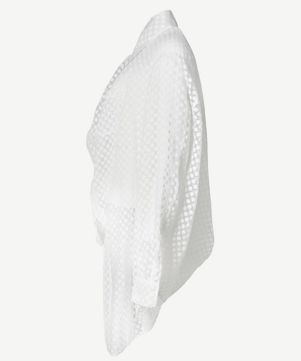 DOT ORGANDY BALL BLOUSE 詳細画像 WHITE 2