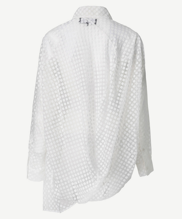DOT ORGANDY BALL BLOUSE 詳細画像 WHITE 3
