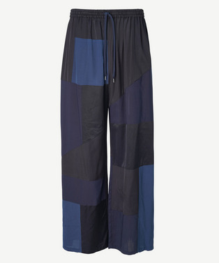 PANEL PATCHWORK RAYON PANTS