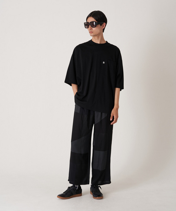 PANEL PATCHWORK RAYON PANTS 詳細画像 NAVY 7