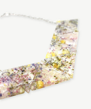 FLOWER POLYGON NECKLESS 詳細画像