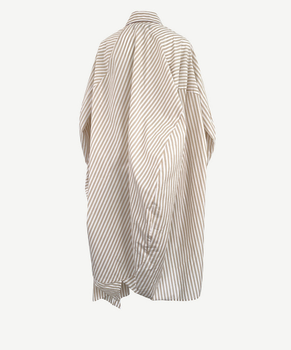 BALL SHIRT ONE PIECE(STRIPE) 詳細画像 BEIGE 3