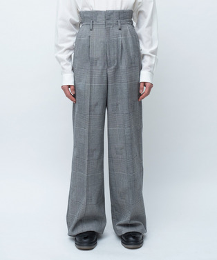 PILOT WIDE SLACKS RANDAM GLEN CHECK 詳細画像