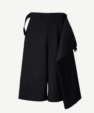 WRAP ASYMMETRY SHORTS 詳細画像