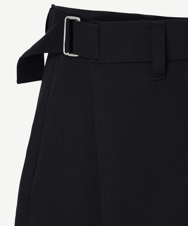 WRAP ASYMMETRY SHORTS 詳細画像 BLACK 10