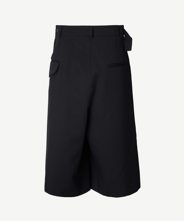 WRAP ASYMMETRY SHORTS 詳細画像 BLACK 7