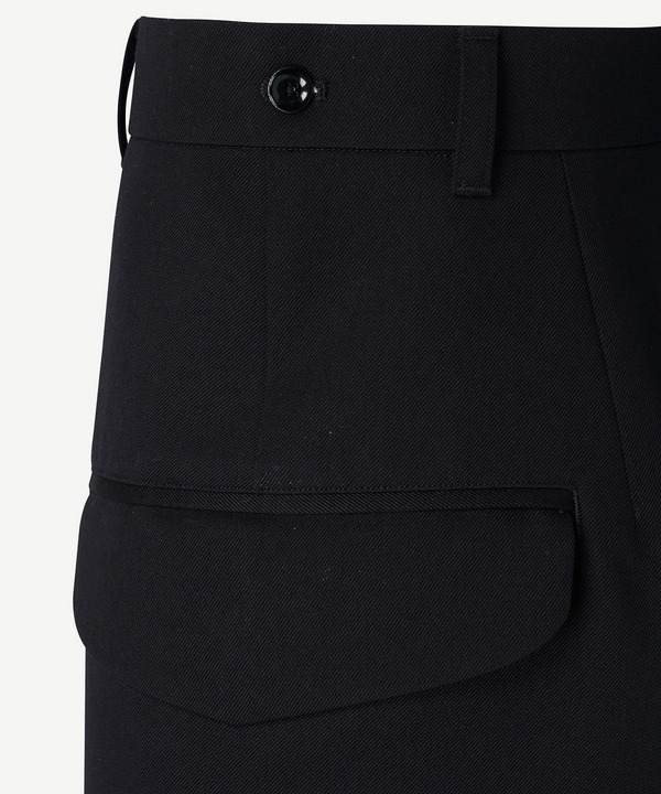 WRAP ASYMMETRY SHORTS 詳細画像 BLACK 8