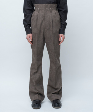 PILOT BELL BOTTOM SLACKS CHALK STRIPE