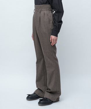 PILOT BELL BOTTOM SLACKS CHALK STRIPE 詳細画像