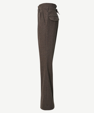 PILOT BELL BOTTOM SLACKS CHALK STRIPE 詳細画像