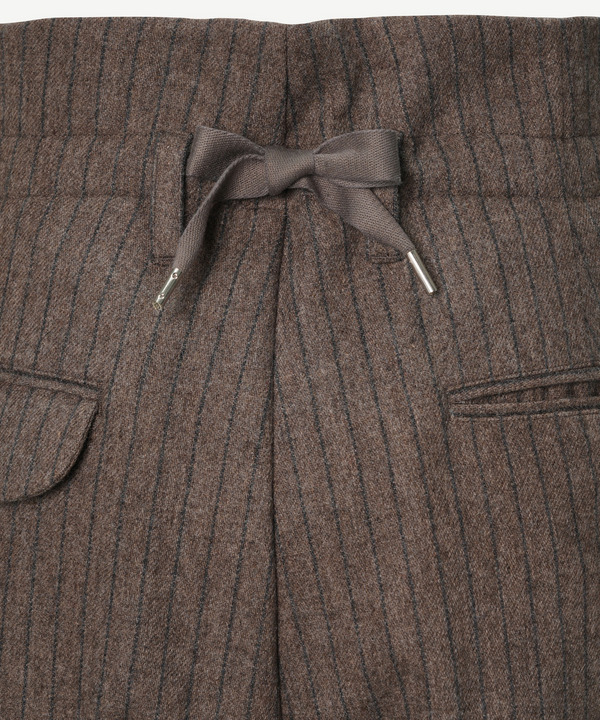 PILOT BELL BUTTOM SLACKS CHALK STRIPE 詳細画像 BROWN 11