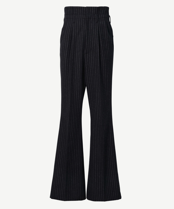 PILOT BELL BOTTOM SLACKS CHALK STRIPE 詳細画像 BROWN 13