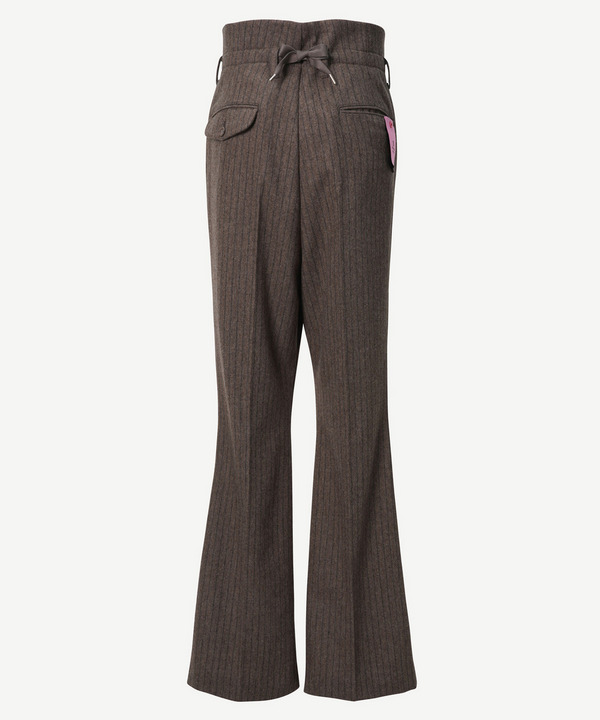 PILOT BELL BOTTOM SLACKS CHALK STRIPE 詳細画像 BLACK 10
